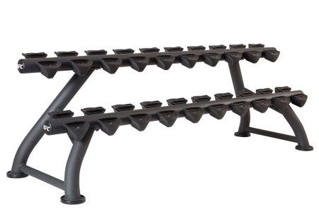 Горизонтальная стойка для хранения гантелей на 10 пар UFC