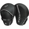 Лапы боксерские изогнутые RDX Kara FPR-F6 черн/бел.мат.
