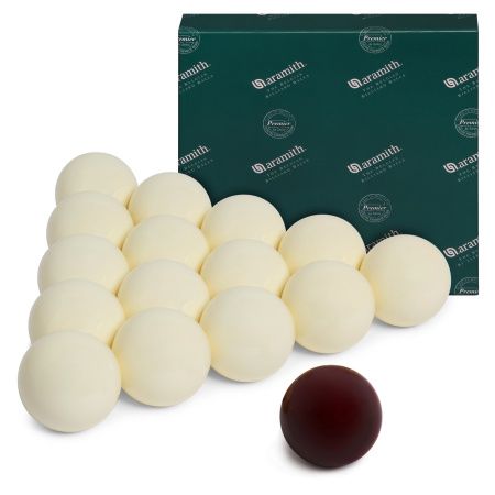 Шары Aramith Premier Pyramid без номеров ø68мм красный биток