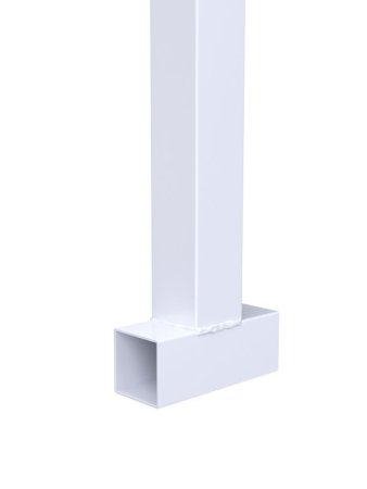 Баскетбольная стойка разборная с трен. щитом 1200х900 мм из метал. листа с усиленным кольцом