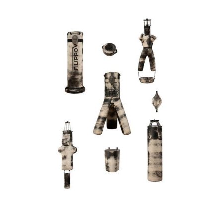 Боксерский мешок «DIKO FILIPPOV» (Серый) -  110см/40см/43-45кг