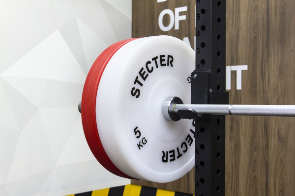 Технический диск для штанги 5 кг STECTER (D=450 мм, пластик)