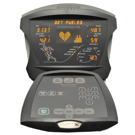 Эллиптический тренажер с дополнительным экраном OCTANE FITNESS PRO3700