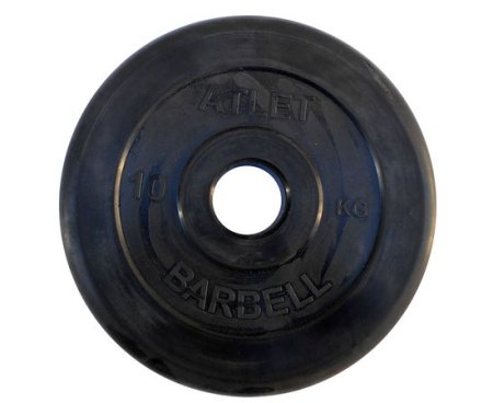 Диски обрезиненные Barbell Atlet 10 кг. 51 мм.