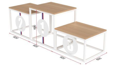 Пьедестал для награждения "Каркас"