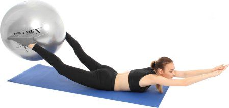 Мяч для фитнеса «ФИТБОЛ-75» с насосом