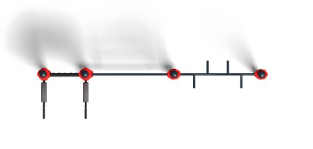 Комплекс из шведской стенки, тренажера брусья-пресс, турника хватом «молоток» (PAW-63)