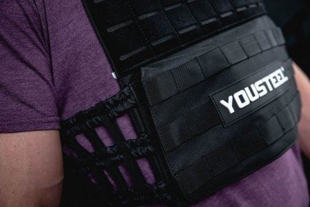 Жилет утяжелитель c плитами, 9 кг