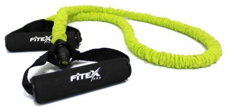 Эспандер трубчатый в рукаве средний FITEX PRO