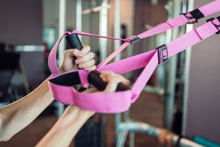 Набор петель для функционального тренинга профессиональный PINK UNICORN