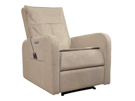 Кресло-реклайнер электрический с массажем FUJIMO E-COMFORT CHAIR F3005 FEF Ваниль (Sakura 4)
