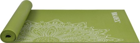 Коврик для йоги и фитнеса 173*61*0,4 с рисунком ГРИН