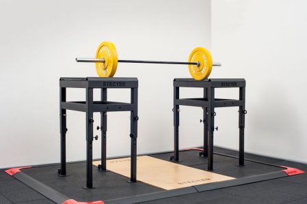 Тяжелоатлетические плинты для штанги с регулировкой по высоте 85-115 см (пара)