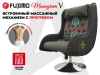 Дизайнерское кресло FUJIMO Monogram Coal Steel