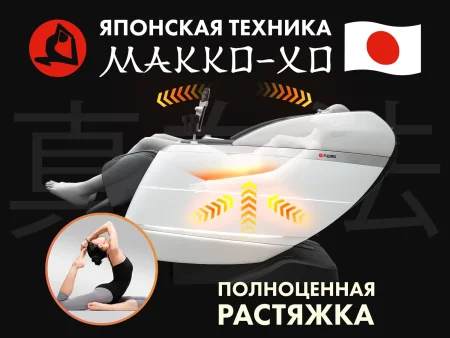 Массажное кресло FUJIMO  氣 FLEXOR Business Edition Grey