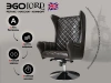Дизайнерское массажное кресло EGO Lord EG3002 ШОКОЛАД (Арпатек)