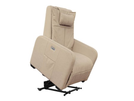 Кресло реклайнер с подъемом FUJIMO LIFT CHAIR F3005 FLWL Ваниль (Sakura 4)
