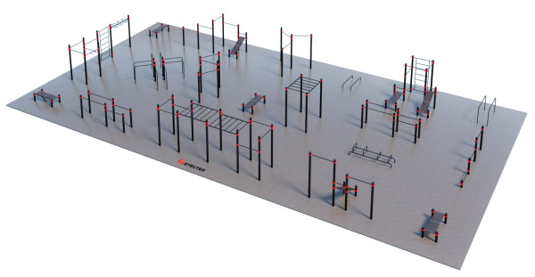 Проект "Парковая площадка для Воркаут 4-4"