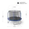 Батут UNIX Line SUPREME BASIC 8 ft (Blue)