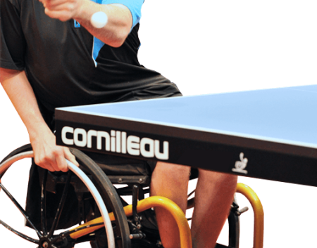 Теннисный стол профессиональный CORNILLEAU Competition 640 ITTF (синий)