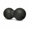 Шар массажный сдвоенный 24 х 12 см черный (без цветной коробки)