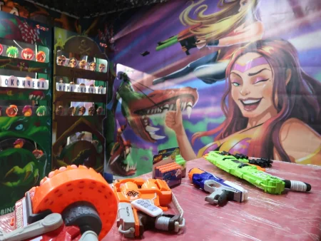 Детский NERF тир "БАТЛ"