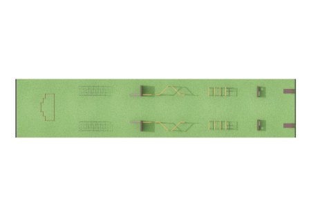 Двойная военизированная полоса препятствий (комплект)