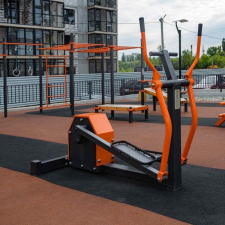 C-1902 Уличный тренажер Эллипсоид с безынерционным нагрузочным механизмом ZAVODSPORTA