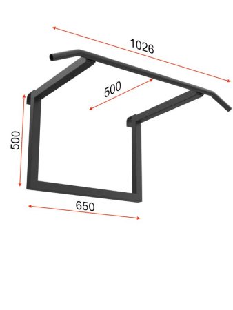 Турник металлический на шведскую стенку
