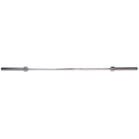 Гриф олимпийский прямой 86", до 450 кг, хромированный (класс-ZINK)