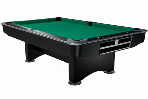 Бильярдный стол для пула Dynamic Billard "Competition 2" 9 футов (матово-чёрный) в комплекте, аксессуары и сукно