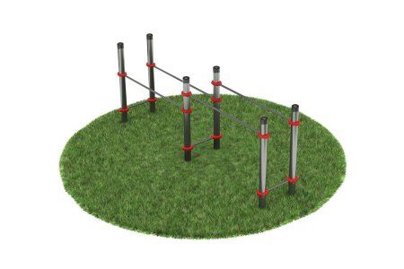 Нержавеющие двойные брусья для воркаута