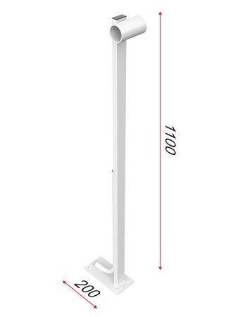 Кронштейн однорядный напольный
