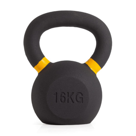 Гиря чугунная с цветным кольцом 16 кг (модель: К-3) VictoryFit VF-KCR160