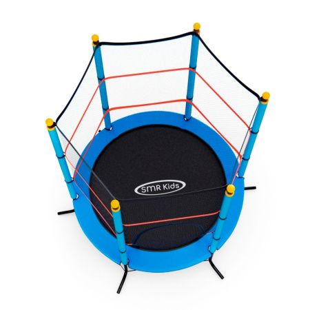 Батут детский DFC SMRKIDS 55" с сеткой, BLUE