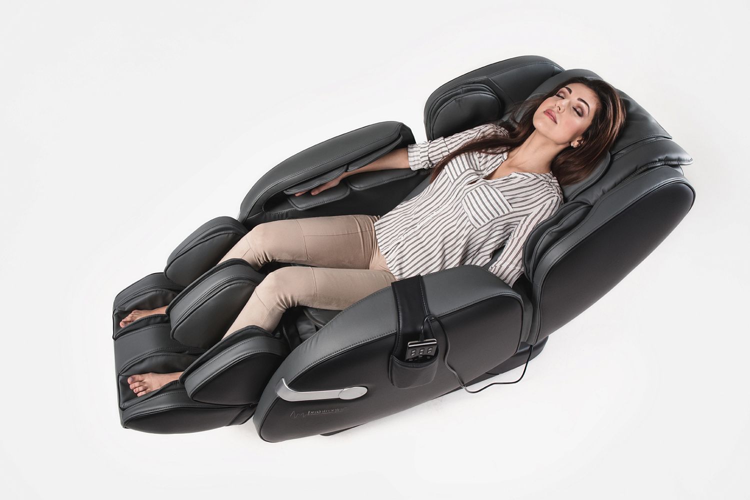 Массажное кресло BetaSonic 2 Braintronics grey-black
