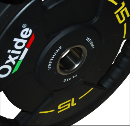 Полиуретановые олимпийские диски Oxide Fitness OWP02 15 кг.