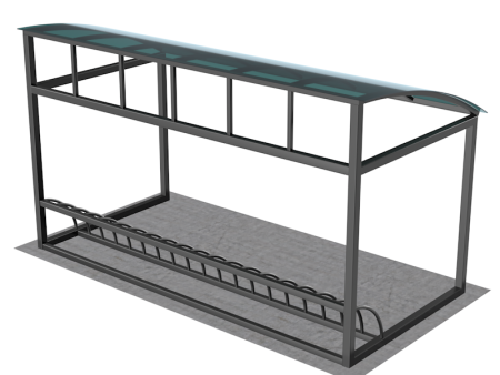 Велопарковка на 12 мест (с навесом)