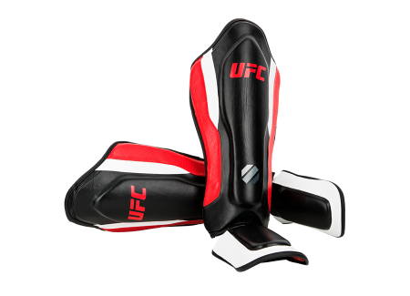 Защита голени с защитой подъема стопы UFC Черный S/M