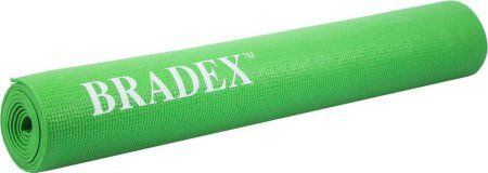 Коврик для йоги и фитнеса Bradex SF 0682, 183*61*0,4 см, зеленый