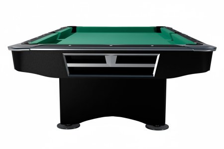 Бильярдный стол для пула Dynamic Billard "Competition 2" 9 футов (матово-чёрный) в комплекте, аксессуары и сукно