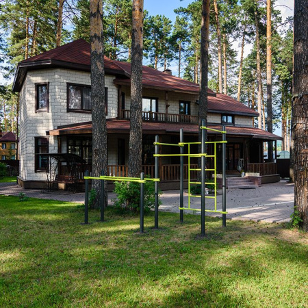 W217 Воркаут (брусья, 3 перекладины, шведская стенка) ZAVODSPORTA