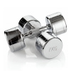 Набор гантелей хром (пары) от 1-10 кг VictoryFit VF-SET110-CR