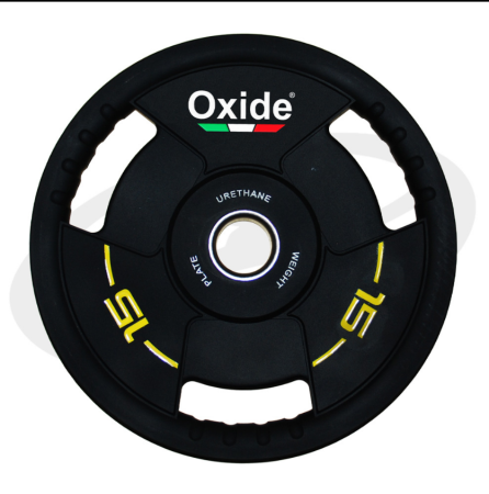 Полиуретановые олимпийские диски Oxide Fitness OWP02 15 кг.