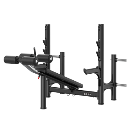 Олимпийская скамья с отрицательным наклоном для жима Smith RE6006