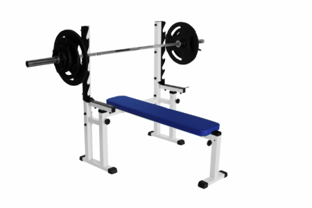 Скамья для жима лежа с подстраховкой MironFit Rk-01 (Серия РЕКОРД)