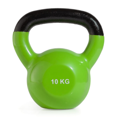 Гиря чугунная винил 10 кг (модель: К-4) VictoryFit VF-KV100