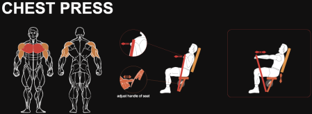 Жим от груди,YOUSTEEL AM8-001