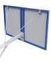Баскетбольная стойка двухопорная с игровым щитом 1800х1050 мм и усиленным кольцом