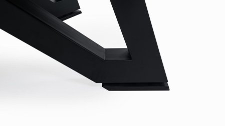 Бильярдный стол для пула "Rasson Wolf" 9 футов (черный, сланец 25 мм) в комплекте с плитой, аксессуары и сукно